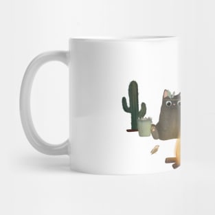 Cats camping Mug